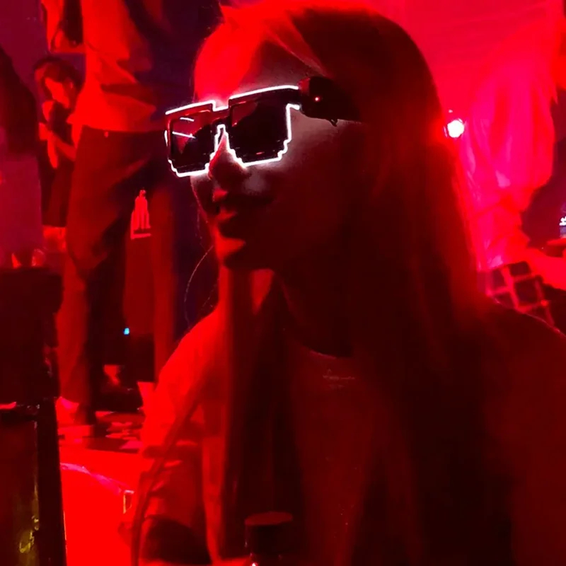 Wireless LED Light Up Glasses, - Glow In The Dark Party Glasses review and price
