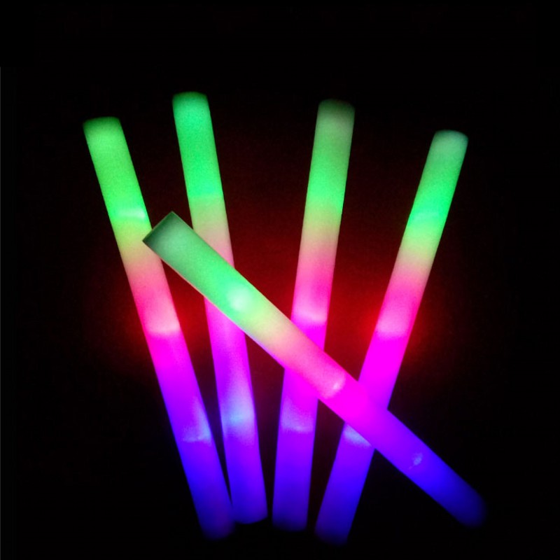 30Pcs Party Decoration LED Col - Flashing Led Foam Sticks Party review and price