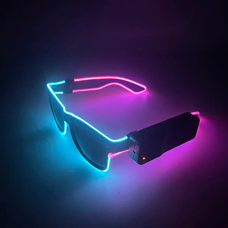 New Cool Wireless Glowing LED  - Glow In The Dark Party Glasses review and price