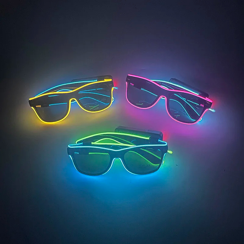 New Cool Wireless Glowing LED  - Glow In The Dark Party Glasses review and price