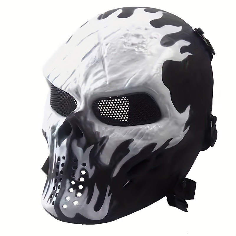 Men's Skull Warrior Mask Cool  - Led Purge Mask Halloween review and price