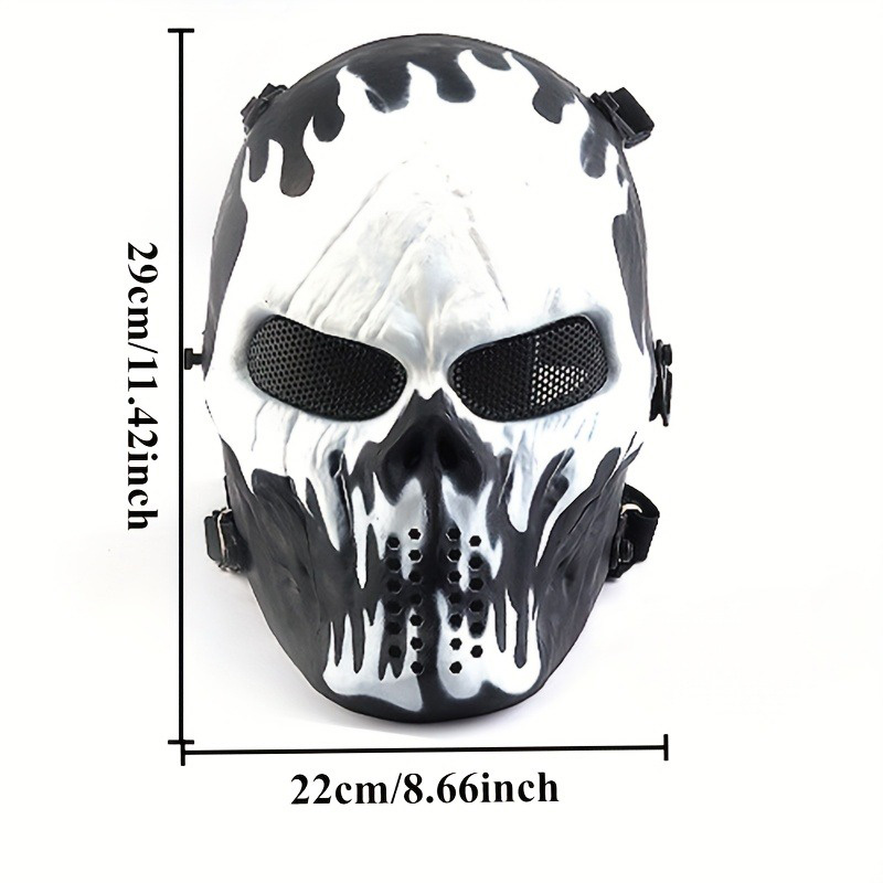 Men's Skull Warrior Mask Cool  - Led Purge Mask Halloween review and price