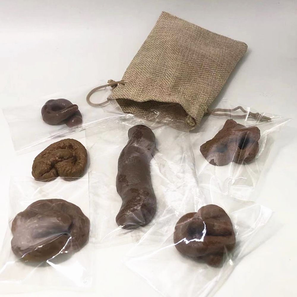 6Pcs Joke Tricky  Antistress G - Fake Poop Gag Gift review and price